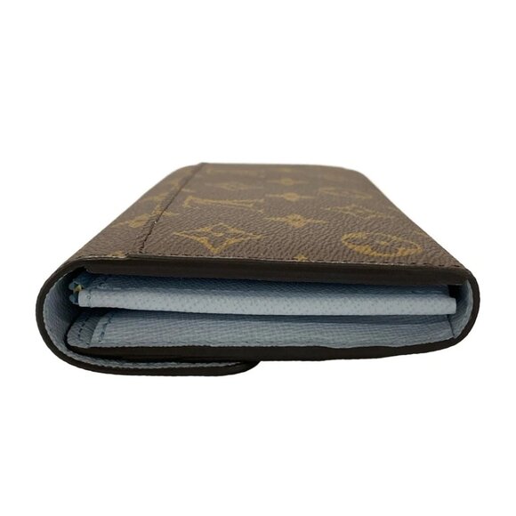 LOUIS VUITTON Portefeuille Sarah NM Blue Orump Monogram - 769-071325 - Picture 4 of 12